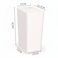 PRESSLUX – Slim Press Top Trash Can 12L
