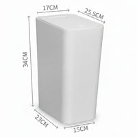 PRESSLUX – Slim Press Top Trash Can 12L
