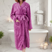 ROBEHAVEN – Hooded Cotton Bathrobe Cozy Lounge Design