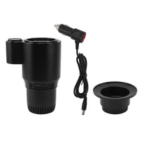 SIPZONE – Heated & Cooled Car Cup Holder for Convenient Drink Storage