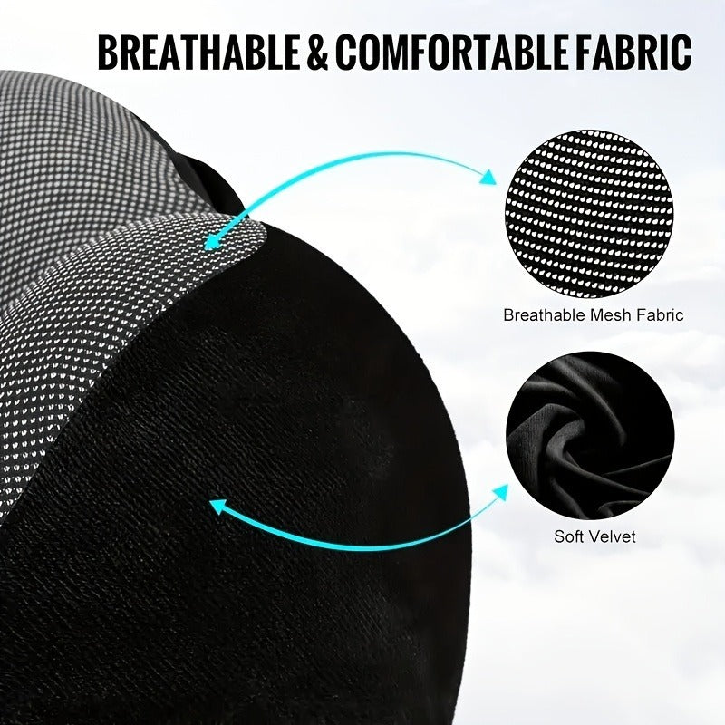 COZYCURVE – U-Shaped Hooded Pillow for Relaxing Comfort