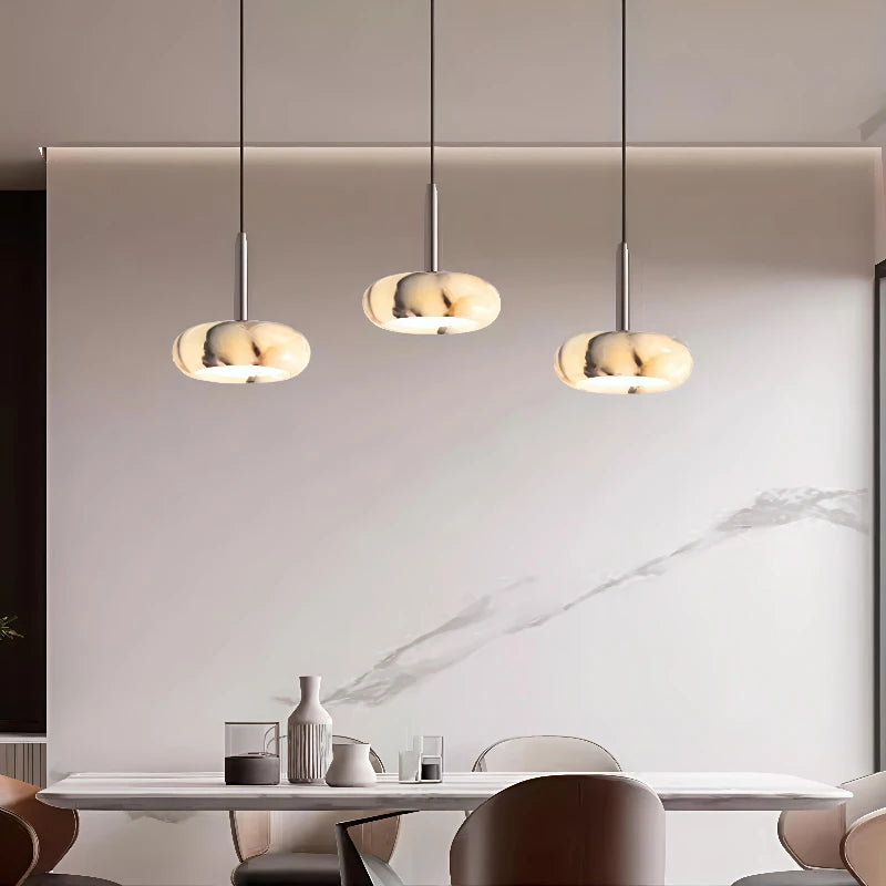 MARBLOOM – Creative Marble LED Pendant Lamp for Soft Decorative Lighting