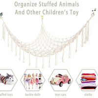 MACRANEST – Hand-Woven Toy Net for Cozy Room Decor