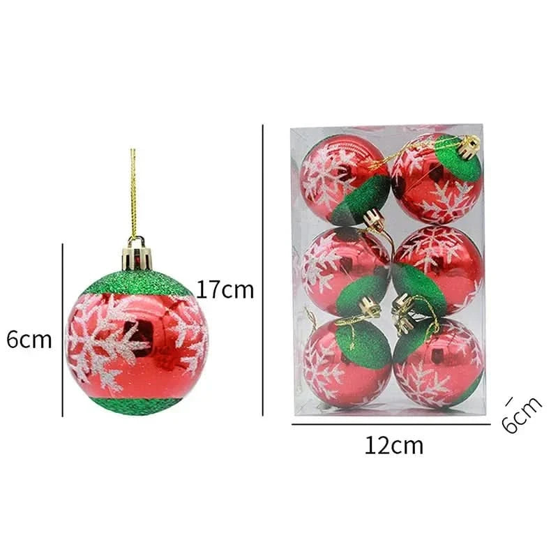FLAKEBELLE – Snowflake Bauble Set for Graceful Holiday Styling