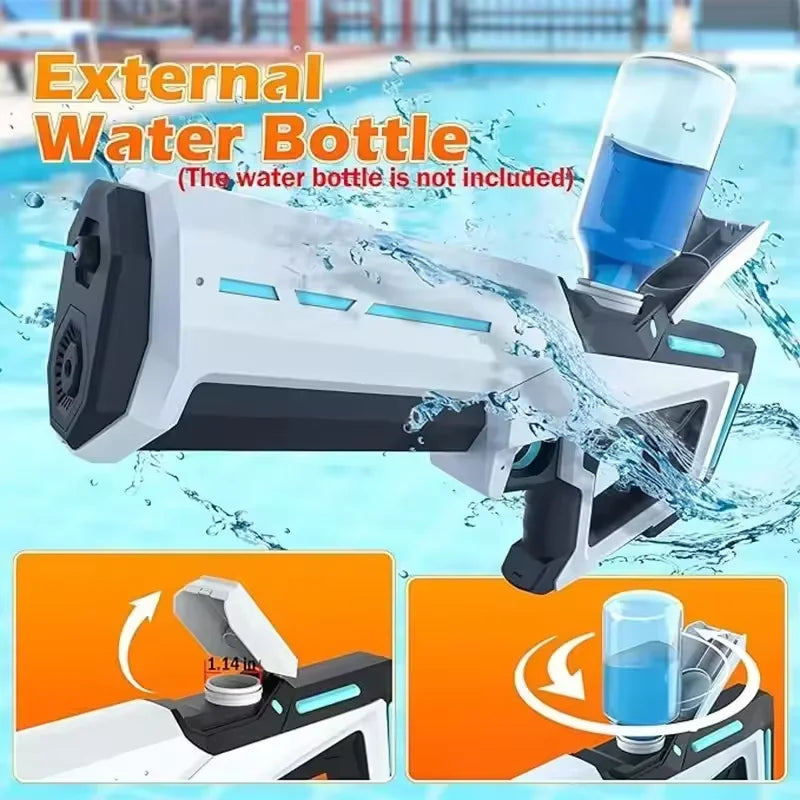 SPLASHLIVA – Electric Water Gun Toy for Summer Outdoor Fun