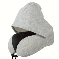 COZYCURVE – U-Shaped Hooded Pillow for Relaxing Comfort