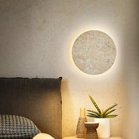 TRAVERO – Wabi Sabi Yellow Travertine LED Wall Light