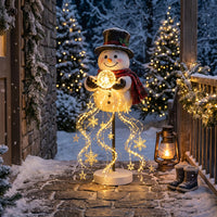 CASCANORIA – Beleuchteter Winterfiguren-Stecker für verträumten Weihnachtsglanz