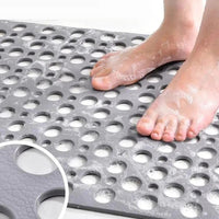 Secure Shower Mat - Non Slip Bath Mat with Antibacterial Safety Design 4