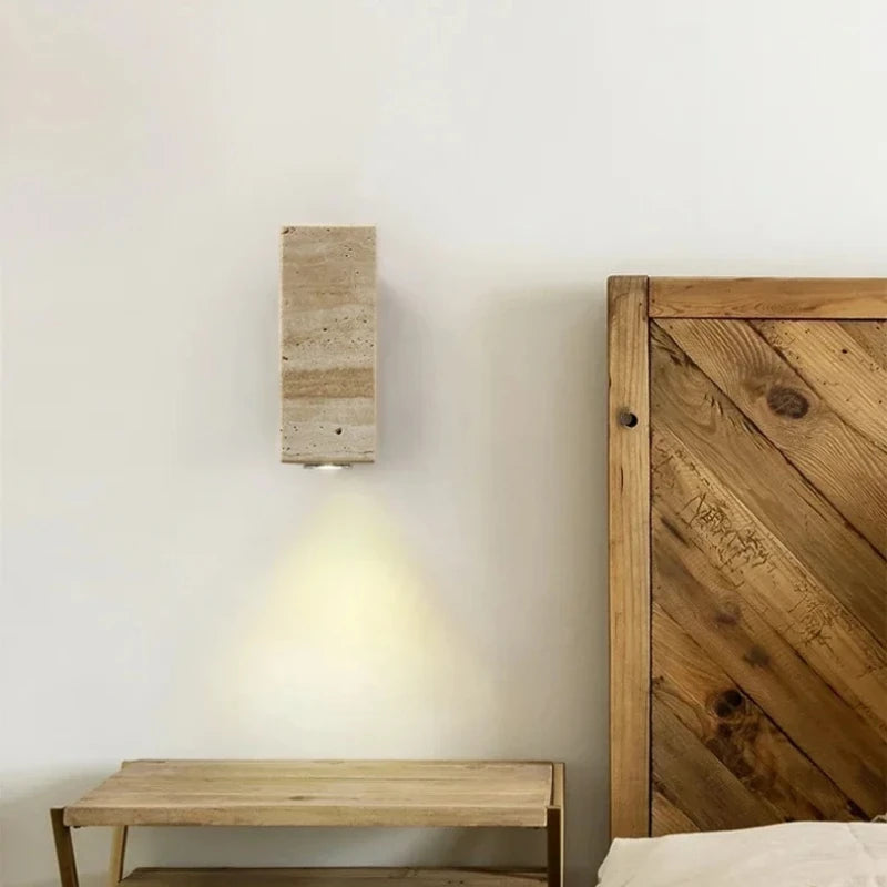 Nordic Travertine Wabi Sabi Wall Lamp