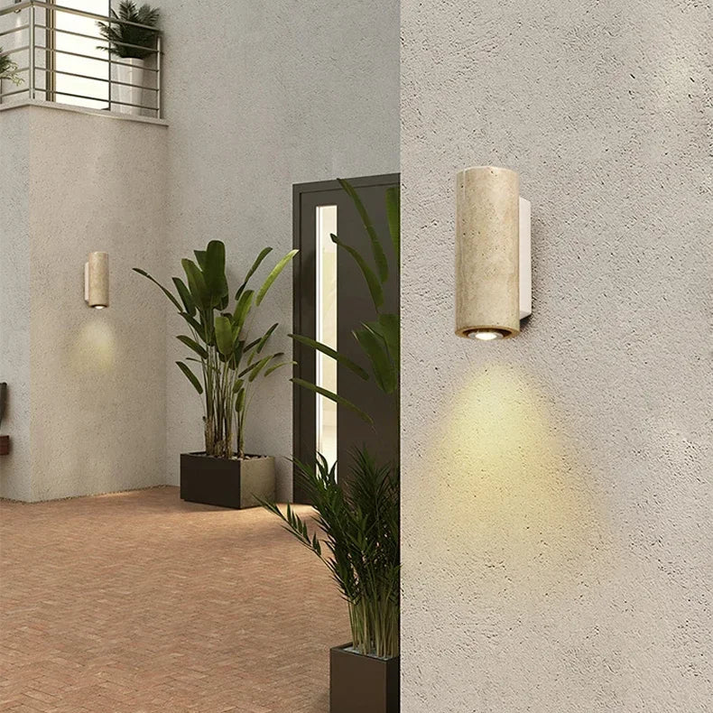 Nordic Travertine Wabi Sabi Wall Lamp