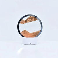 DUNEFLOW – 3D Hourglass Lamp with Dynamic Sand Display