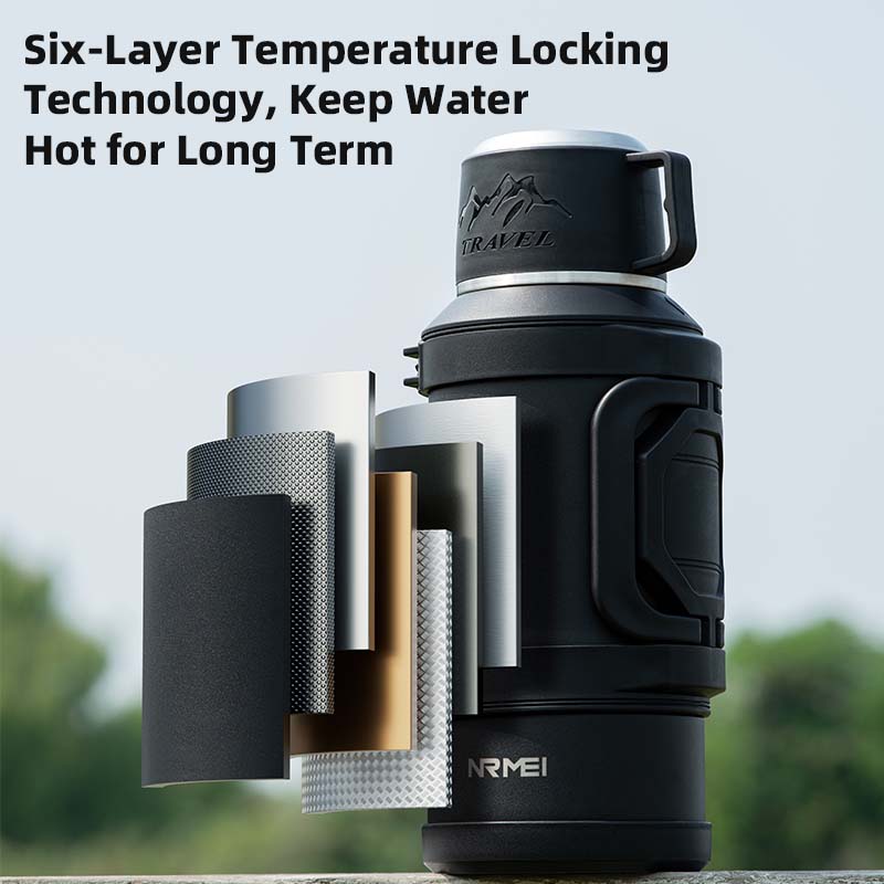 TRAVELTHERM – Cafetera Aislada para Aventuras al Aire Libre