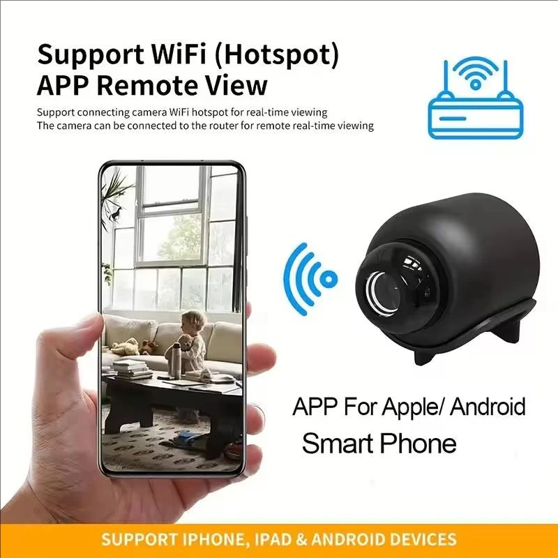 CAMNEST – 1080P Wireless Mini Camera for Home Security Monitoring