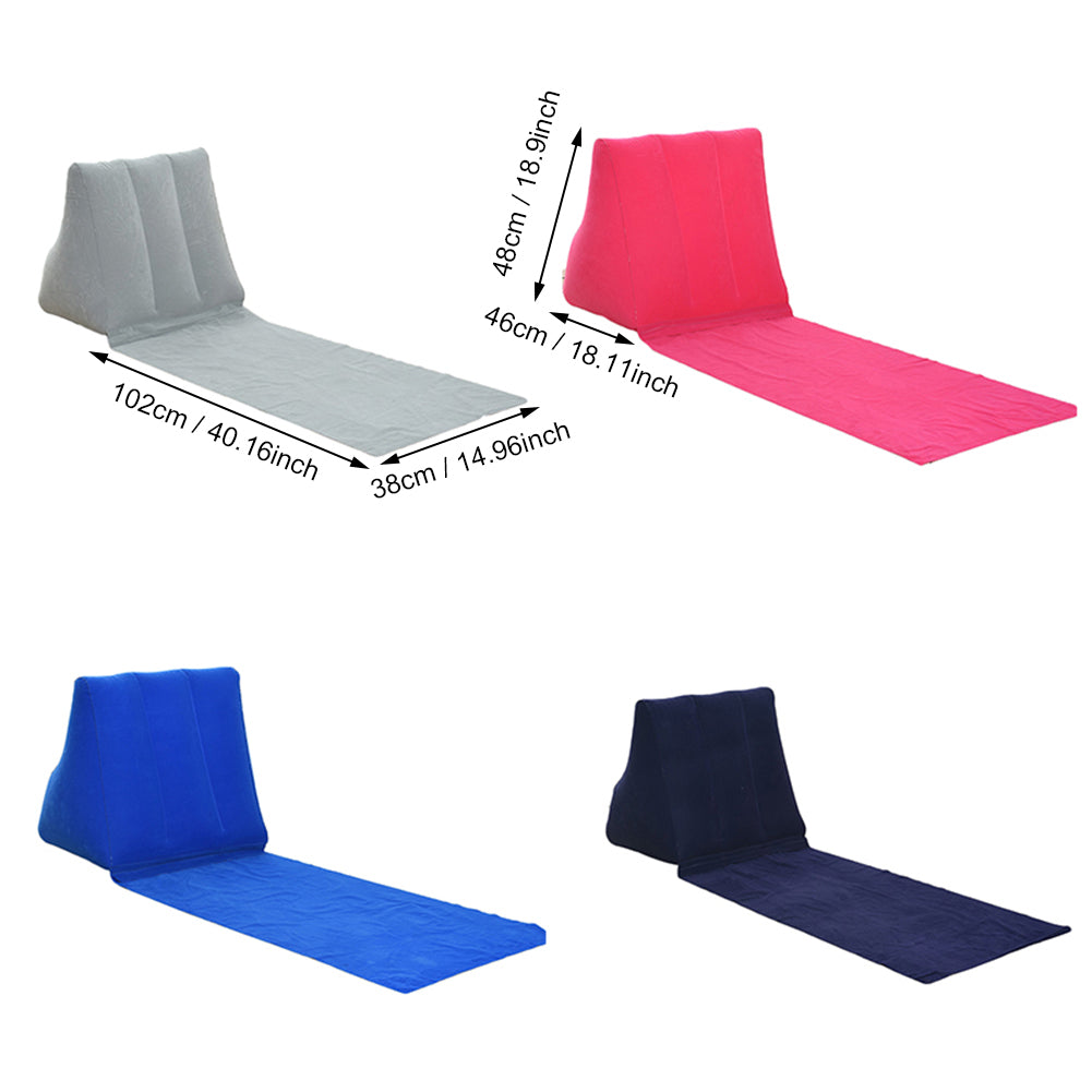 SEANEST – Inflatable Leisure Lounger Comfortable Back Support