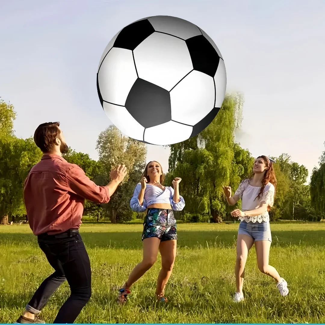 SOCCERLIVA – Outdoor Inflatable Giant Soccer Ball for Family Fun