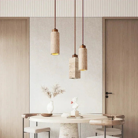 CAVESTONE – Wabi Sabi Yellow Stone Pendant Light