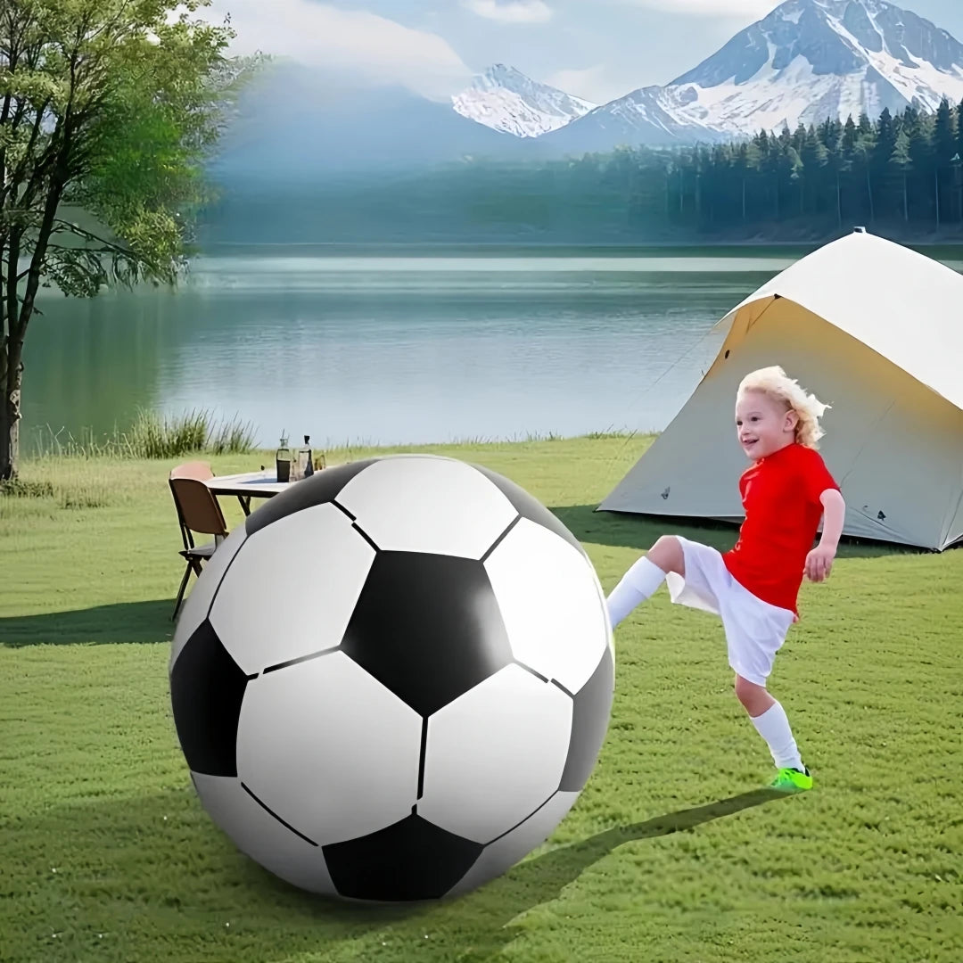 SOCCERLIVA – Outdoor Inflatable Giant Soccer Ball for Family Fun