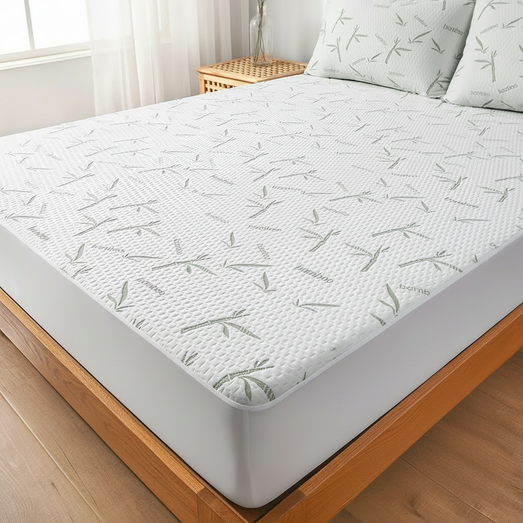 NATURACOOL – Breathable Bamboo Mattress Cover Summer Comfort