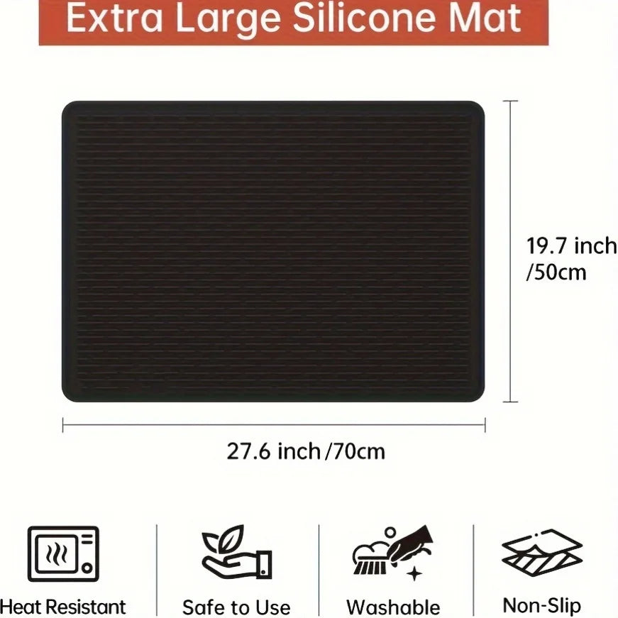 Silicone Stove Cover - Extra Large Heat Resistant Protector for Cooktop 3