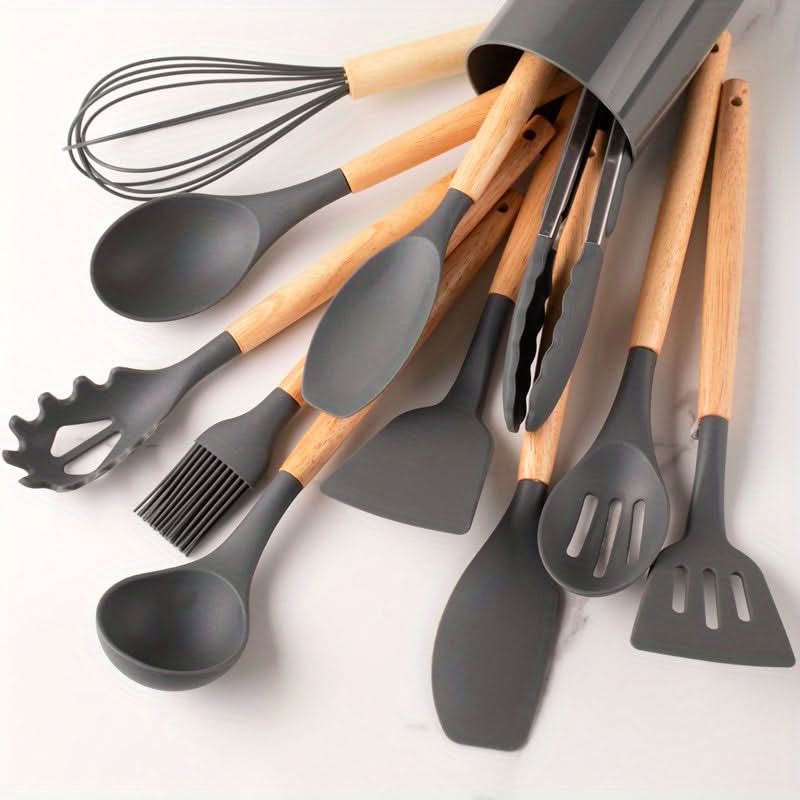 Silicone kitchen utensil set - Heat-resistant & stylish for every kitchen 7