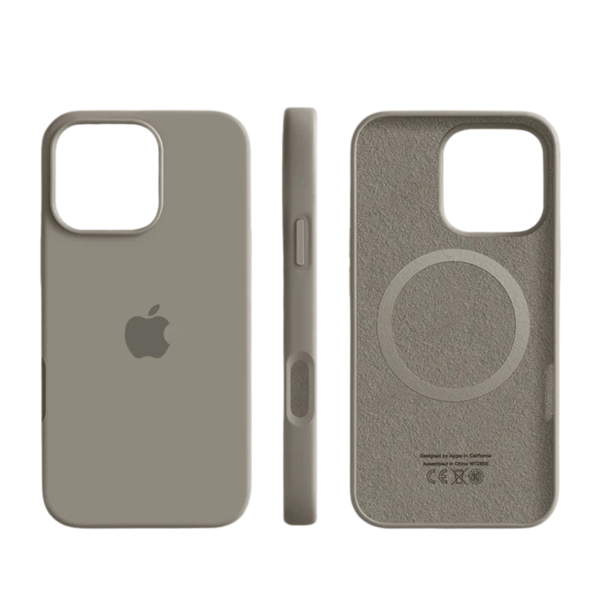 SILVORA – Premium Silicone iPhone Case with MagSafe Protection and Soft Microfiber Lining