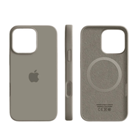 SILVORA – Premium Silicone iPhone Case with MagSafe Protection and Soft Microfiber Lining