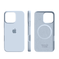 SILVORA – Premium Silicone iPhone Case with MagSafe Protection and Soft Microfiber Lining