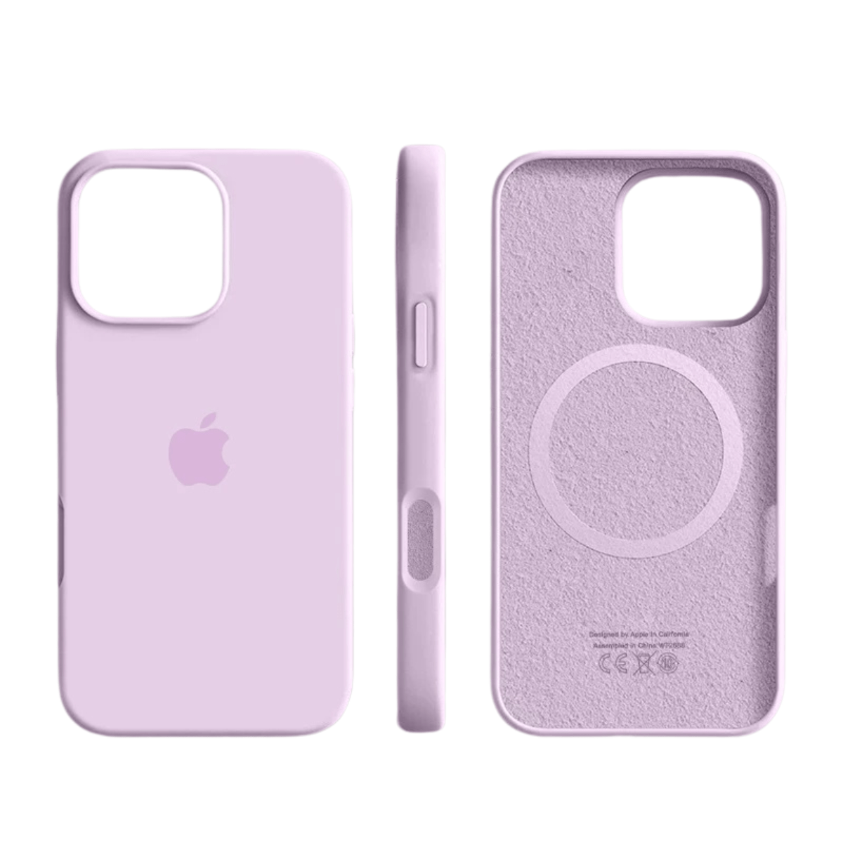 SILVORA – Premium Silicone iPhone Case with MagSafe Protection and Soft Microfiber Lining