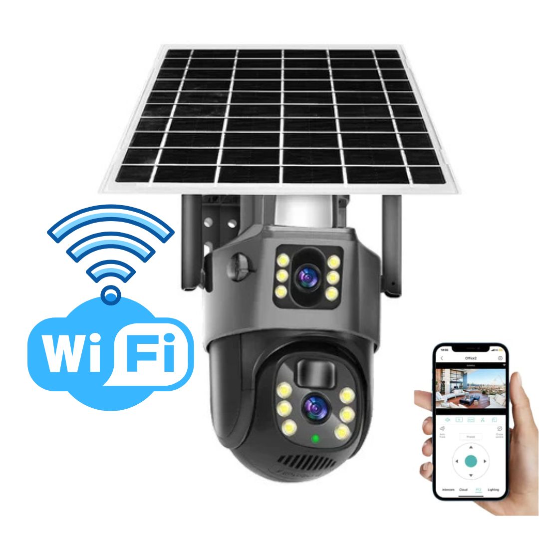 SkySentinel - Wireless 4K Security Camera with Dual Lens & Solar Power 2