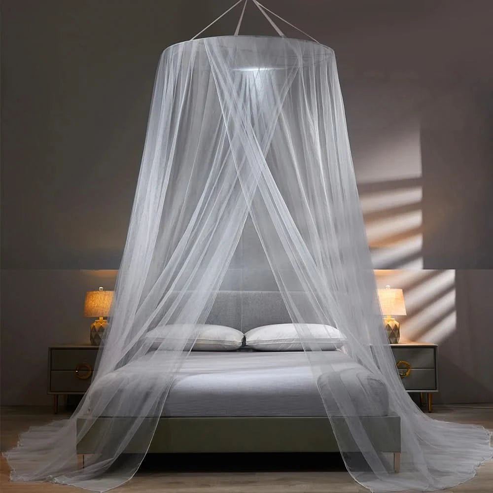 SleepNet - Foldable Mosquito Net for Bed & Camping - Breathable Bug Mesh 7