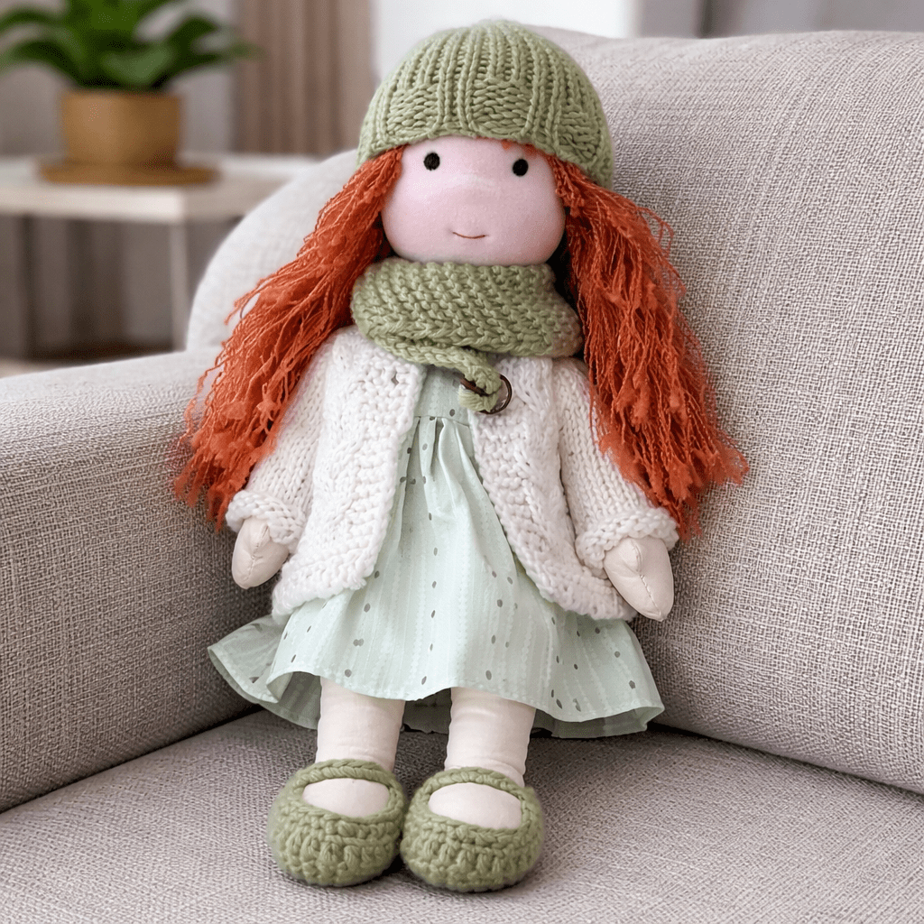 SoftBud - Handmade Waldorf Doll for Creative Imaginative Play 0