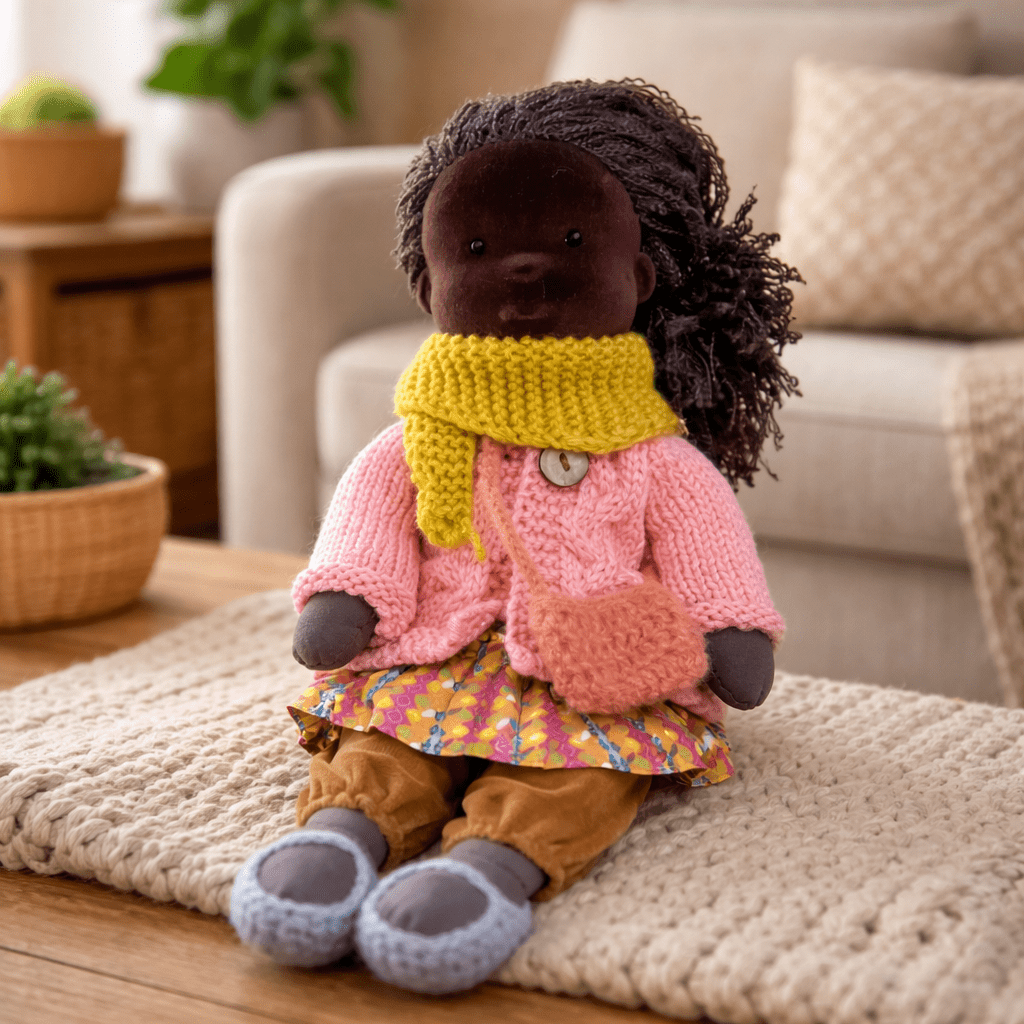 SoftBud - Handmade Waldorf Doll for Creative Imaginative Play 35