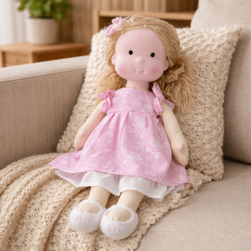 SoftBud - Handmade Waldorf Doll for Creative Imaginative Play 9
