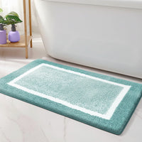 SoftEdge Non-Slip Bath Mat - Soft Microfiber Bathroom Rug for Safety & Comfort 0