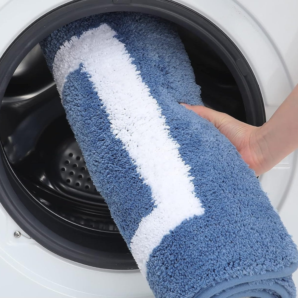 SoftEdge Non-Slip Bath Mat - Soft Microfiber Bathroom Rug for Safety & Comfort 3