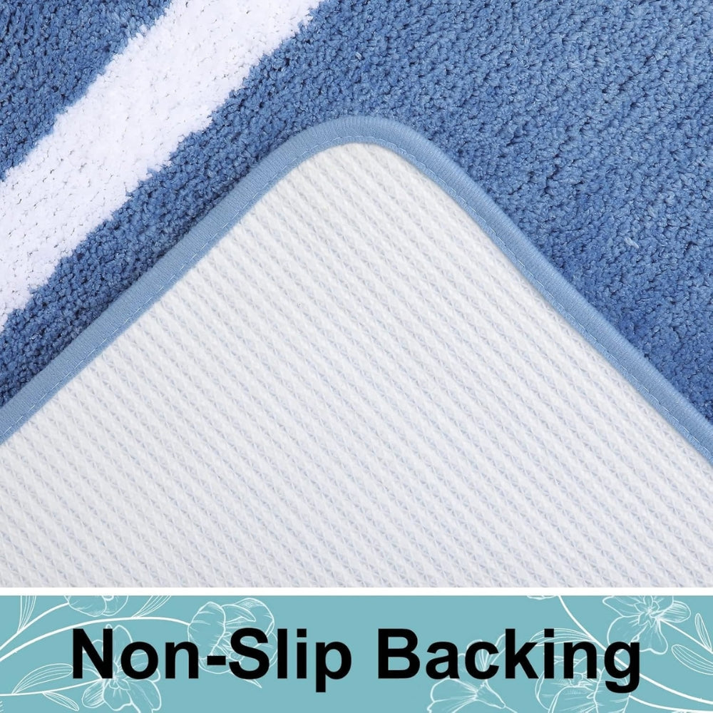 SoftEdge Non-Slip Bath Mat - Soft Microfiber Bathroom Rug for Safety & Comfort 5