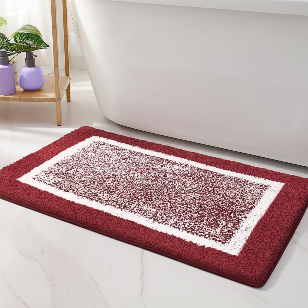 SoftEdge Non-Slip Bath Mat - Soft Microfiber Bathroom Rug for Safety & Comfort 9