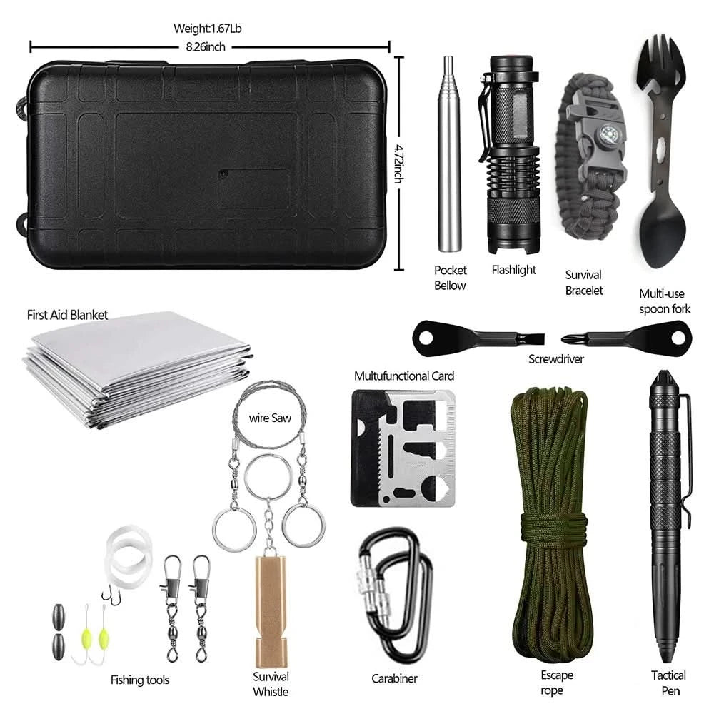 SURVFLOW – Professional Emergency Survival Kit for Outdoor Adventures