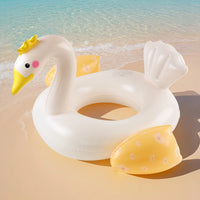 Swan Pool Float - Durable PVC Swim Ring for Pool Parties & Summer Fun 0