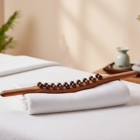 THERAWOOD – Luxury Gua Sha Massage Stick made of Wood | Promotes Blood Circulation & Muscle Relaxation 1