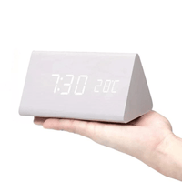 TIMBERGLOW LED Alarm Clock – Digital & Stylish in Natural Wood Design 7