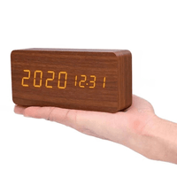 TIMBERGLOW LED Alarm Clock – Digital & Stylish in Natural Wood Design 9