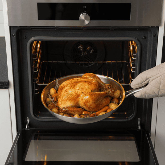 TITAN-PREMIUM PAN - High-quality titanium pan without coating for all hob types 5