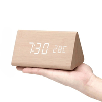 TimberGlow - Digital Alarm Clock with LED Display & Natural Wood Design 8