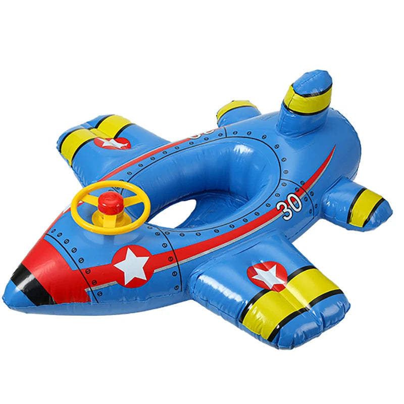 Toddler Pool Float - Non-Toxic Animal Theme Swimming Ring for Ages 0-3 5