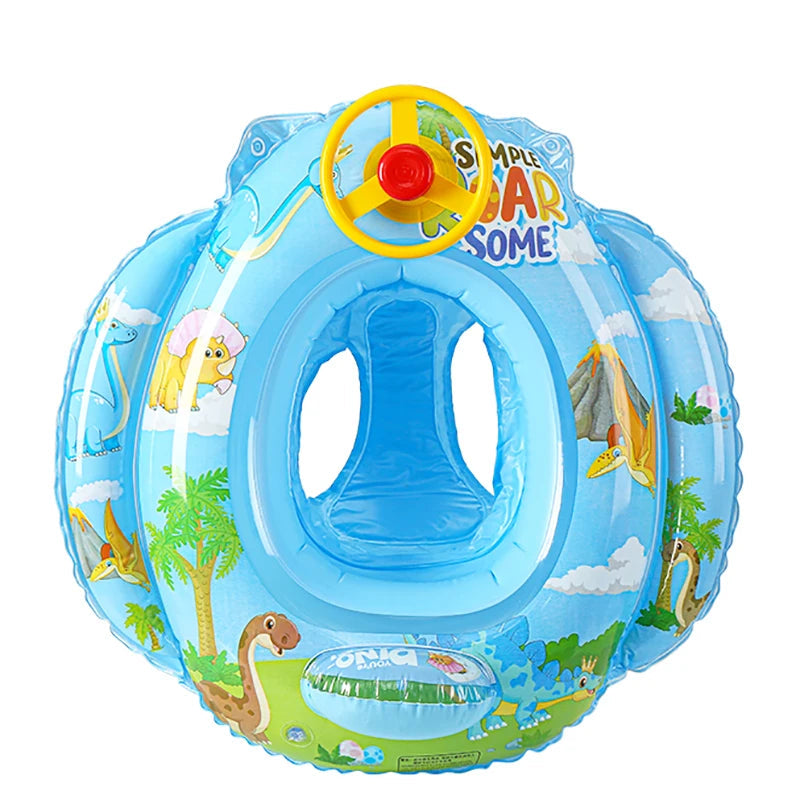 Toddler Pool Float - Non-Toxic Animal Theme Swimming Ring for Ages 0-3 8