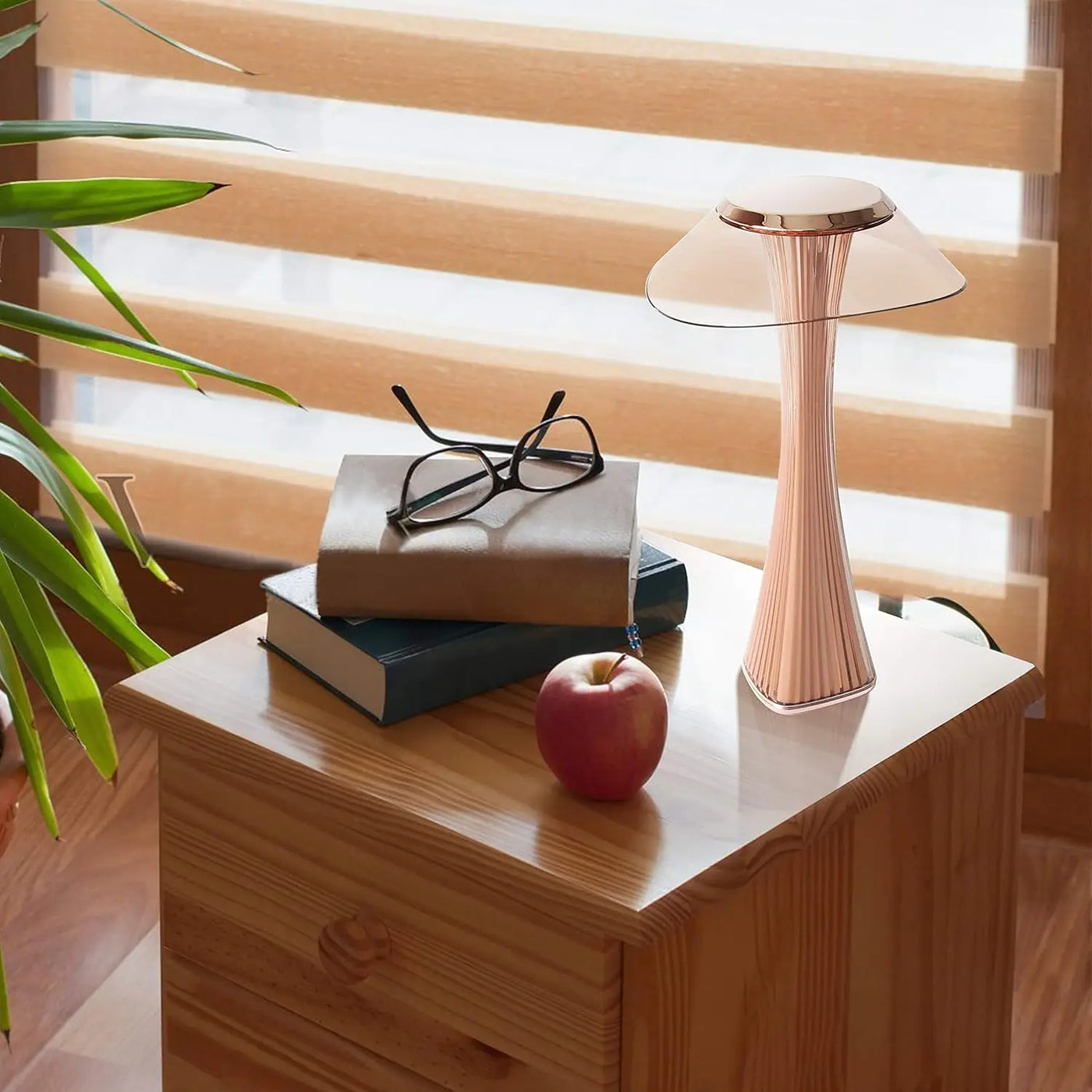 Touch-Dimmable LED Table Lamp - Rechargeable Mood Light for Indoor & Outdoor 1