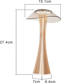 Touch-Dimmable LED Table Lamp - Rechargeable Mood Light for Indoor & Outdoor 3