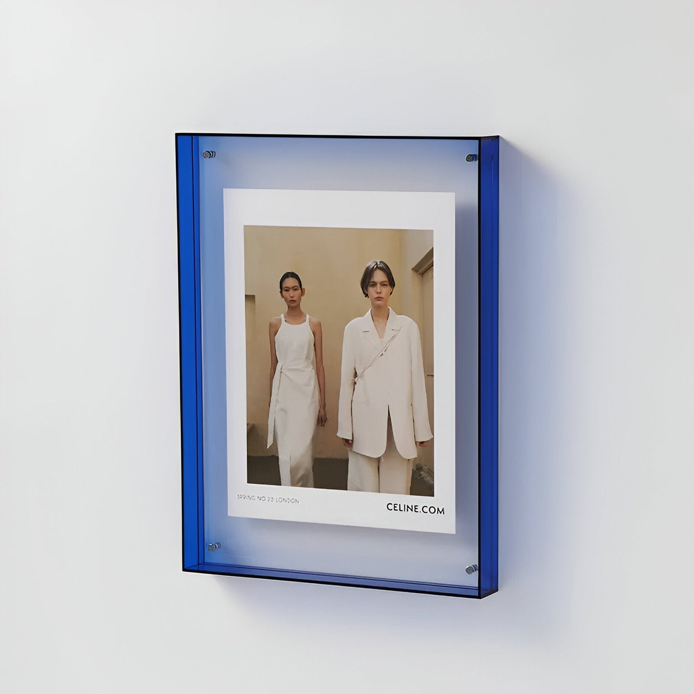 Transparent Acrylic Photo Frame - Modern Minimalist Design for Pictures 0